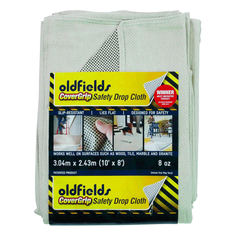 Oldfields CoverGrip Safety Drop Cloth ALL Sizes