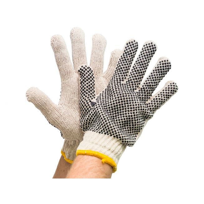 Kupa's Own Cotton Polka Dot Gloves (48 Pairs Per Carton)