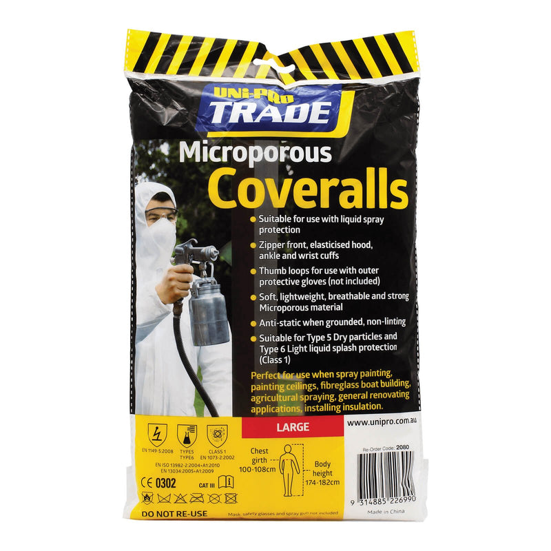 Uni-Pro Trade Microporous Coveralls -