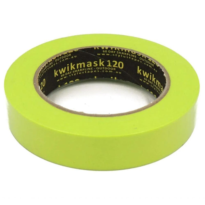 Kwikmask 120 Green 60 Days Sharp Line - Indoors & Outdoors Masking Tape