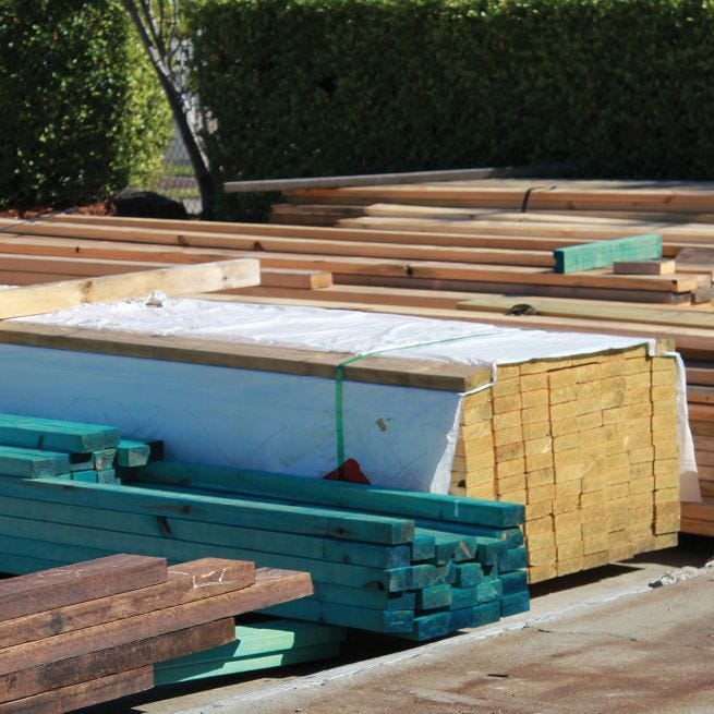 Timber Wrap 100m x 100um - White