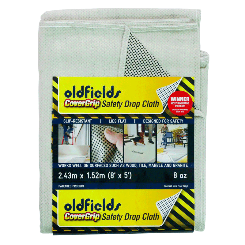 Oldfields CoverGrip Safety Drop Cloth ALL Sizes