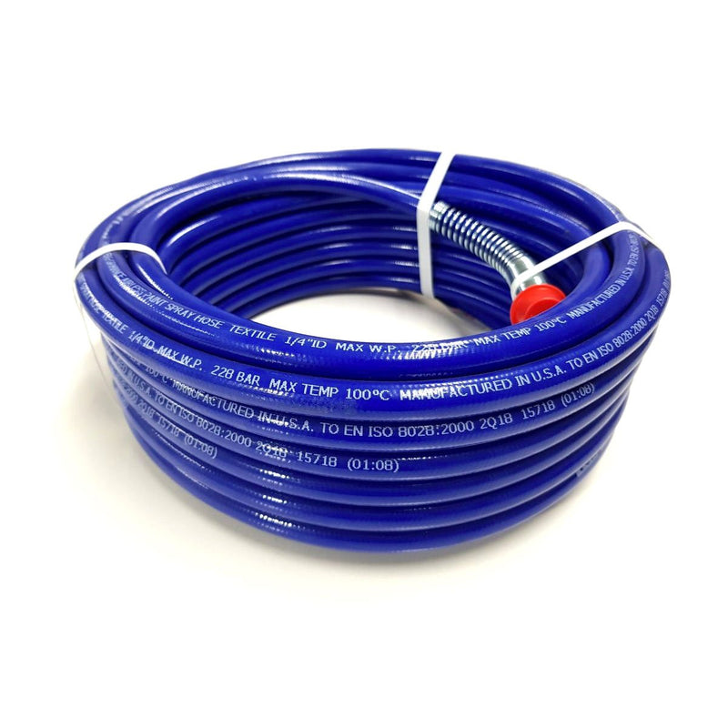 Airless Paint Spray Hose - Textile Braided - 1/4" x 15 metre 61415EETD