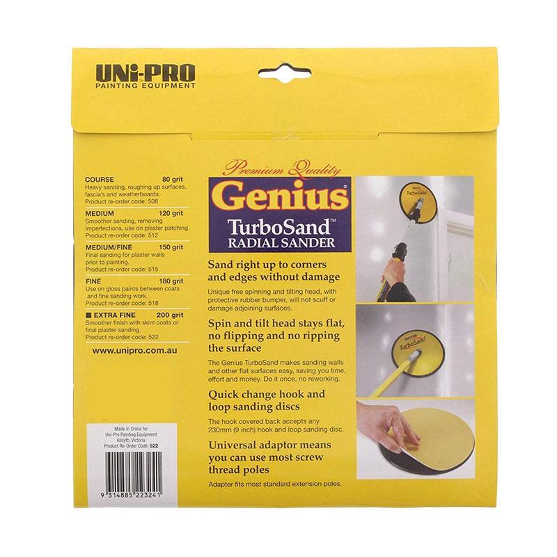 Uni-Pro Genius Turbo Sand Discs 6 x 230mm (9")