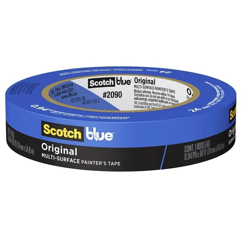 3M ScotchBlue Original Multi-Surface Painter’s Masking Tape 24mm x 55m