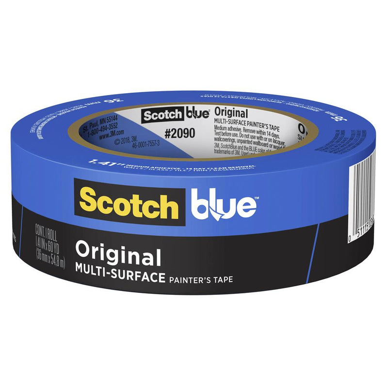 3M ScotchBlue 36mm x 55m Original Multi-Surface Painter’s Masking Tape