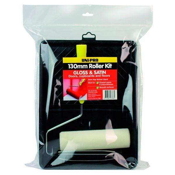 Uni-Pro Enamel paints & polyurethanes Roller Kit 130mm