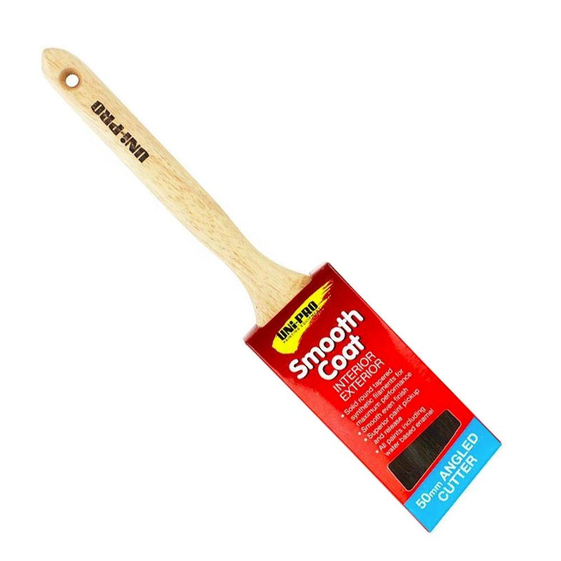 Uni-Pro Smooth Coat Angled Cutter Paint Brushes