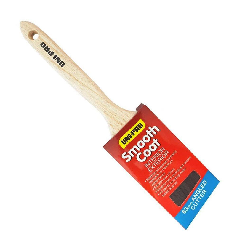 Uni-Pro Smooth Coat Angled Cutter Paint Brushes