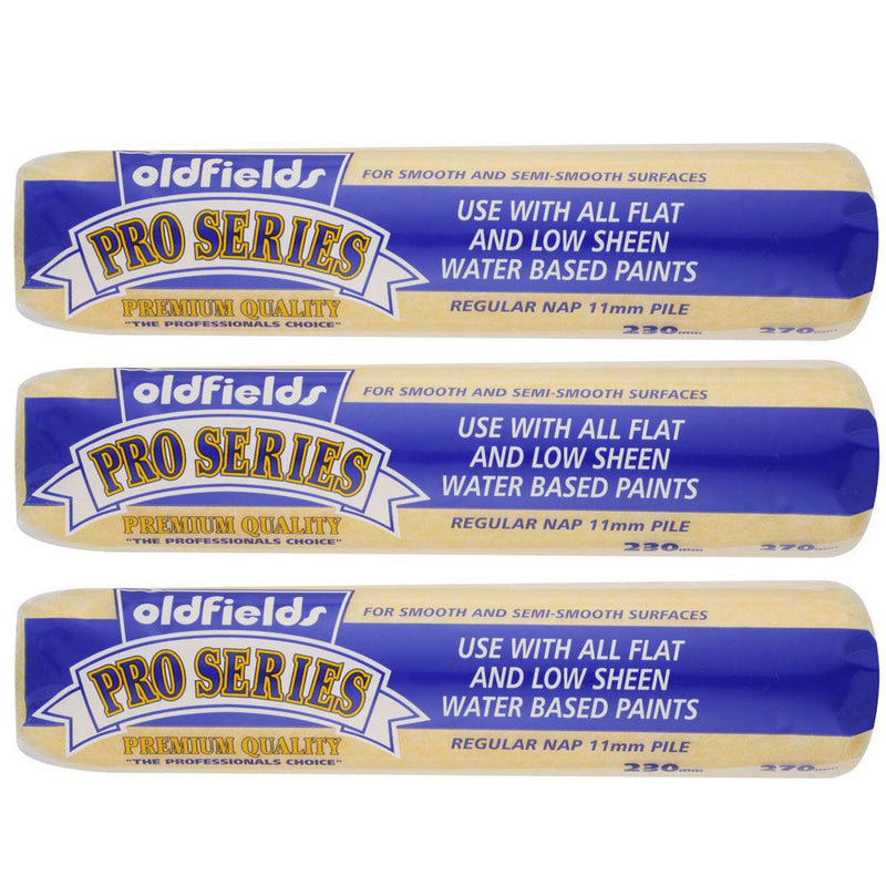 Oldfields PRO SERIES 3pack Roller Covers Premium Quality