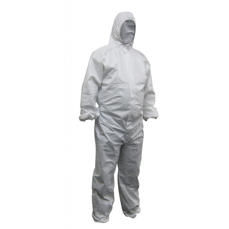 Maxisafe Polypropylene White Protective Coveralls CPW615